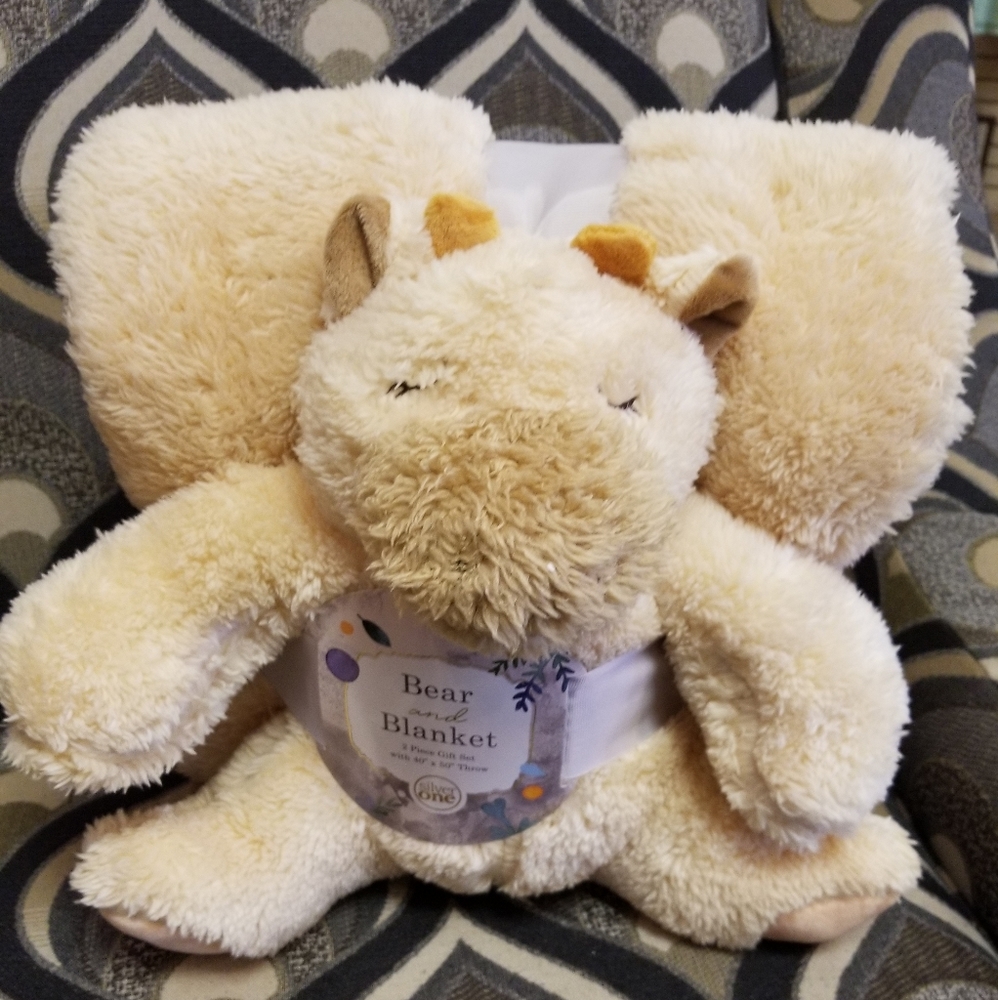 Bear and blanket